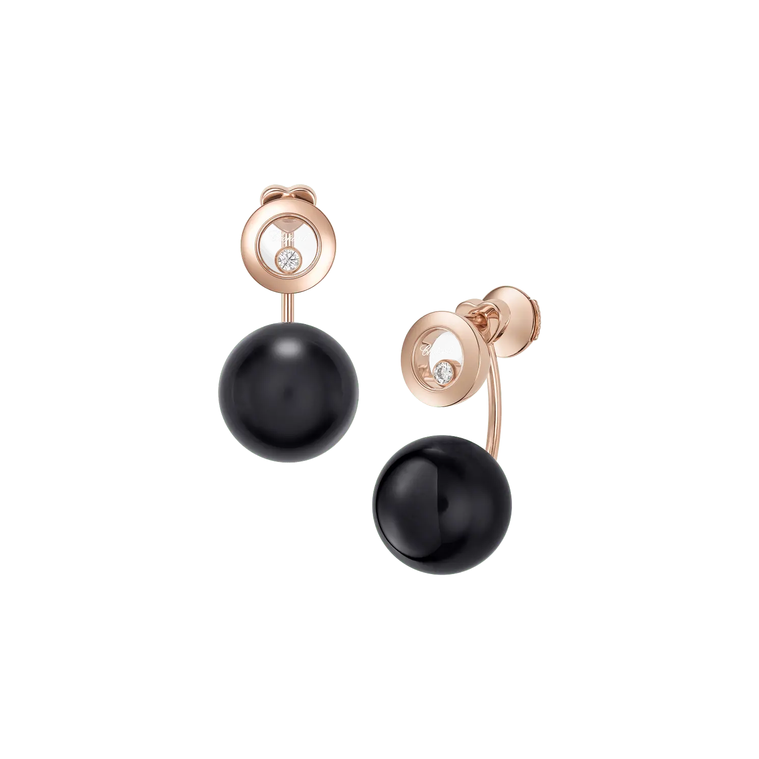 Серьги Chopard Happy Diamonds Planet - Серьги, розовое золото, бриллианты, оникс
Серьги Chopard Happy Diamonds Planet - Серьги, розовое золото, бриллианты, оникс