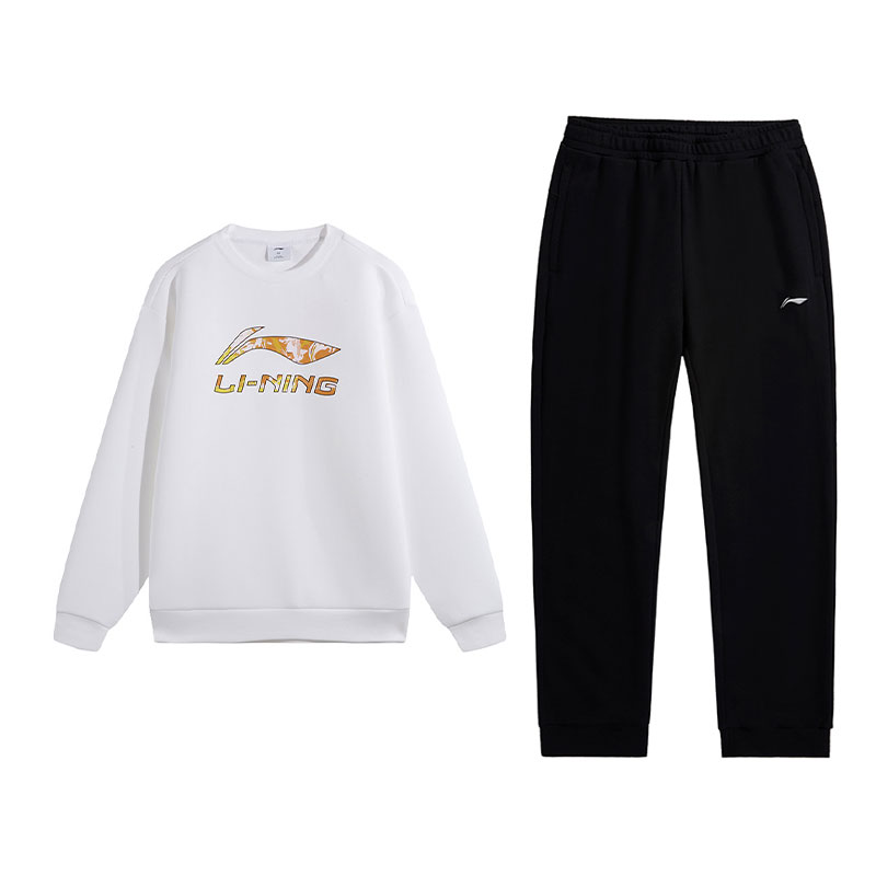 Толстовка Li-Ning, мужской комплект из 2 предметов, белый top+черный pants
Толстовка Li-Ning, мужской комплект из 2 предметов, белый top+черный pants