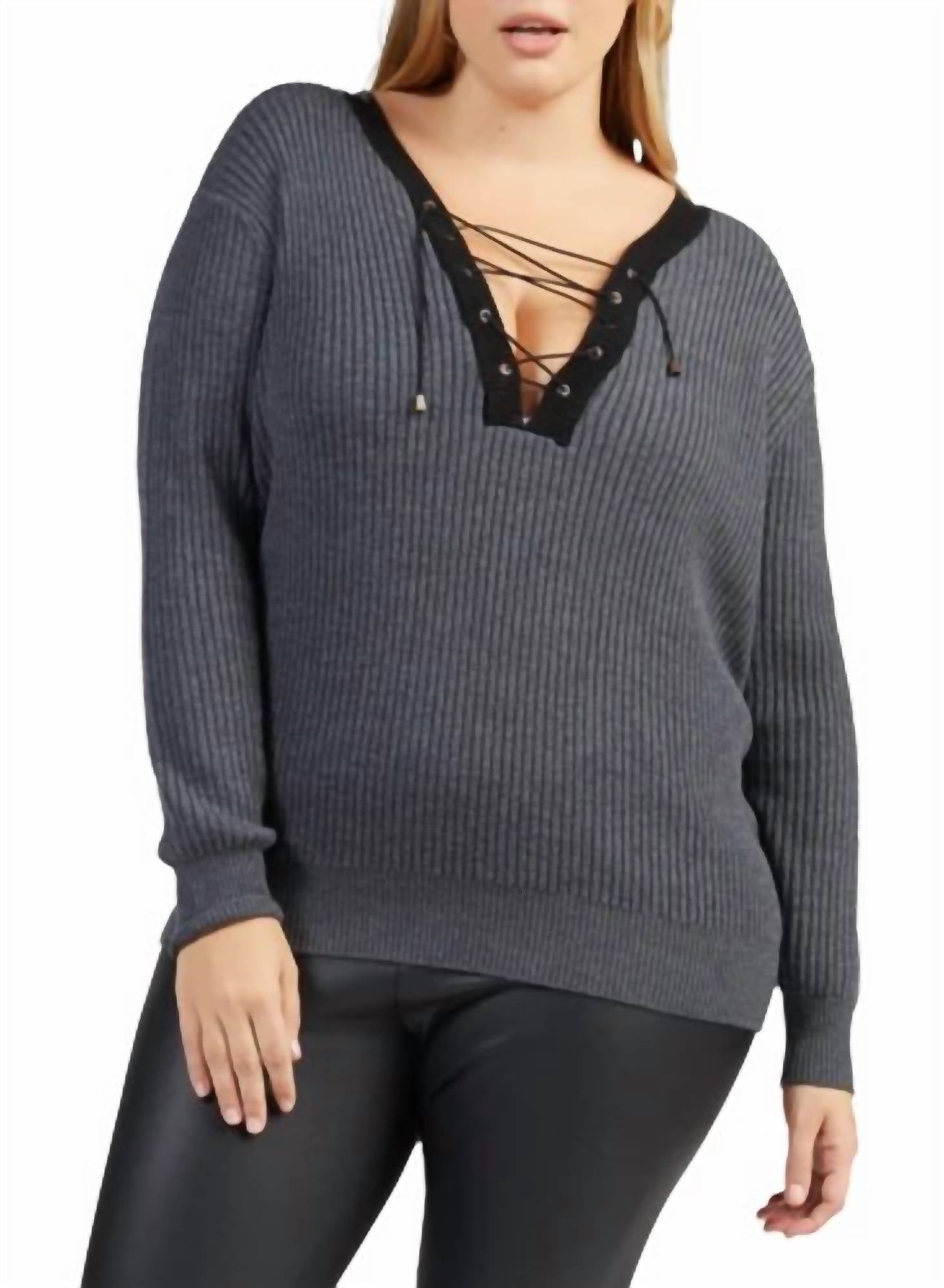 Свитер Amity Plus в цвете акула/черный Tart Collections
Свитер Amity Plus в цвете акула/черный Tart Collections