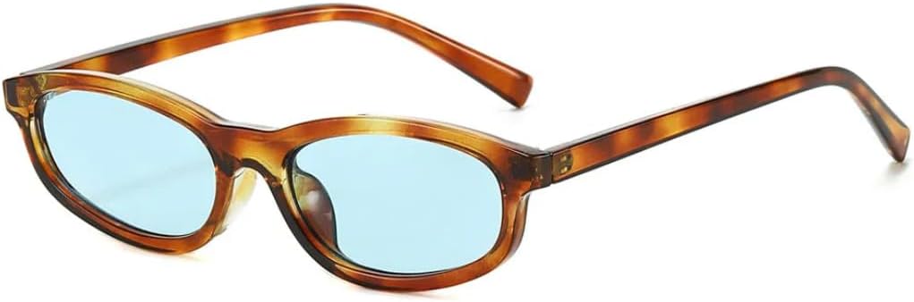 Солнцезащитные очки в маленькой оправе для женщин и мужчин, популярные в винтажном панк-стиле, для активного отдыха, с защитой от УФ-излучения UV400 TVTBBVV, Leopard Blue
Солнцезащитные очки в маленькой оправе для женщин и мужчин, популярные в винтажном панк-стиле, для активного отдыха, с защитой от УФ-излучения UV400 TVTBBVV, Leopard Blue