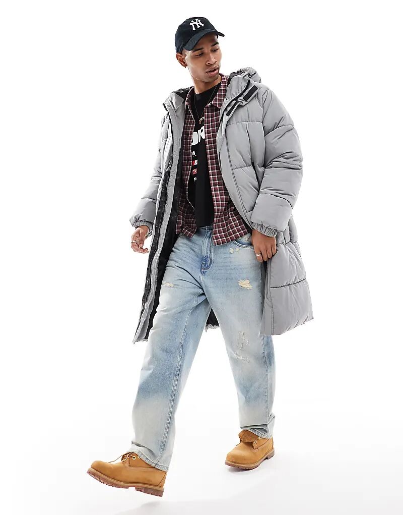 Удлиненный пуховик серого цвета Bershka, Серый, Удлиненный пуховик серого цвета Bershka
Удлиненный пуховик серого цвета Bershka, Серый, Удлиненный пуховик серого цвета Bershka