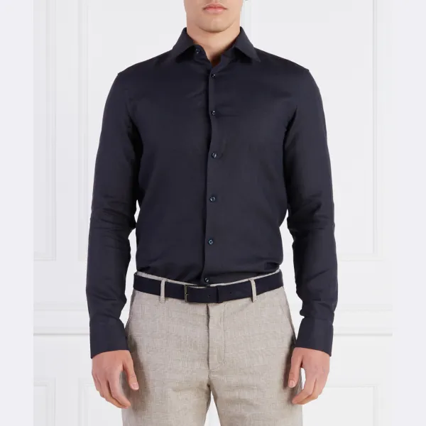 Льняная рубашка h-hank-kent-c1-214 приталенного кроя Boss, синий
Льняная рубашка h-hank-kent-c1-214 приталенного кроя Boss, синий