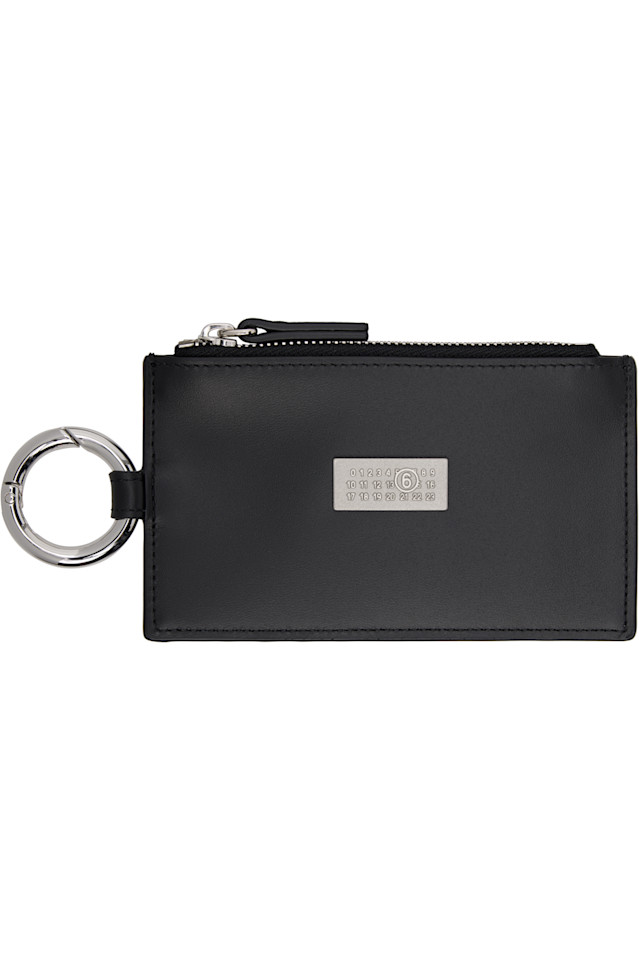 Кожаный брелок-кошелек с цифрами Mm6 Maison Margiela, черный
Кожаный брелок-кошелек с цифрами Mm6 Maison Margiela, черный