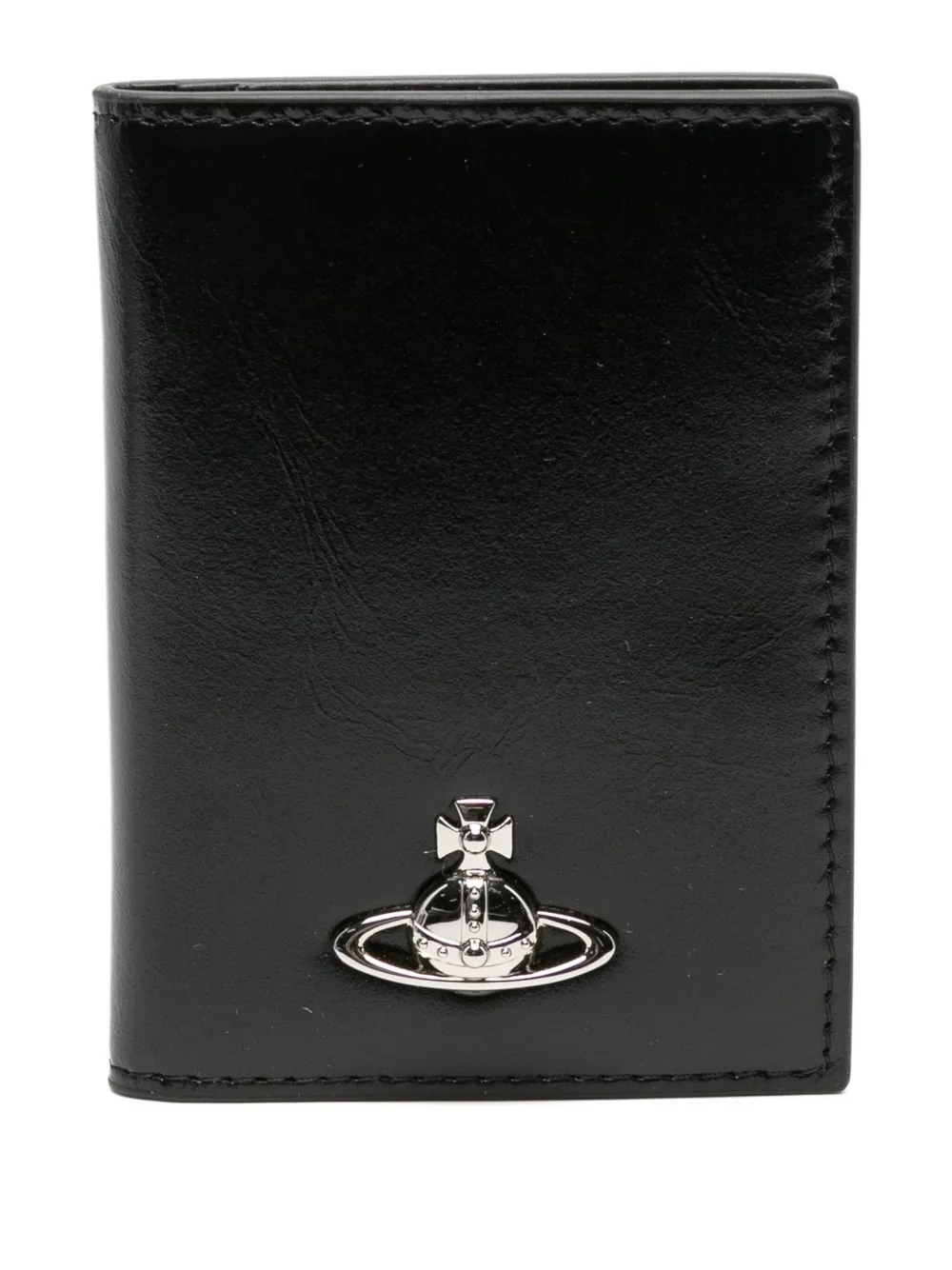 Кожаный кошелек с круглой пластиной Vivienne Westwood, черный
Кожаный кошелек с круглой пластиной Vivienne Westwood, черный