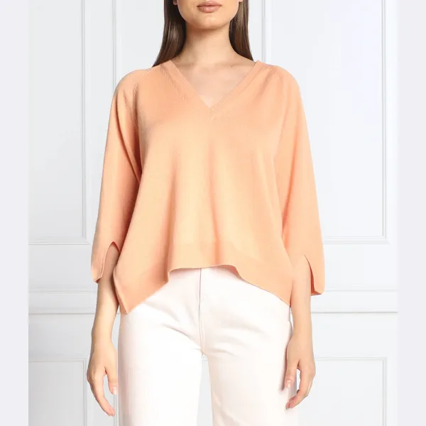 Свитер свободного кроя с добавлением шерсти и кашемира Riani, бежевый
Свитер свободного кроя с добавлением шерсти и кашемира Riani, бежевый