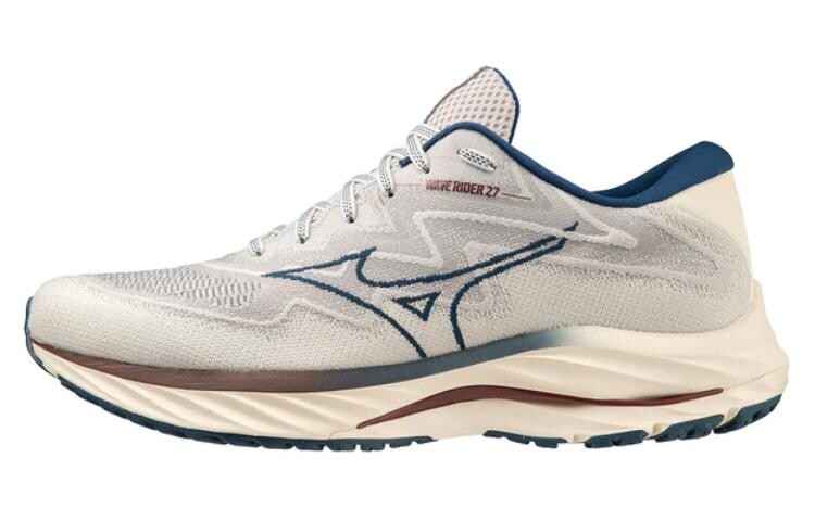 Mizuno Wave Rider 27 Кроссовки Мужчины, Milky White 
Mizuno Wave Rider 27 Кроссовки Мужчины, Milky White
