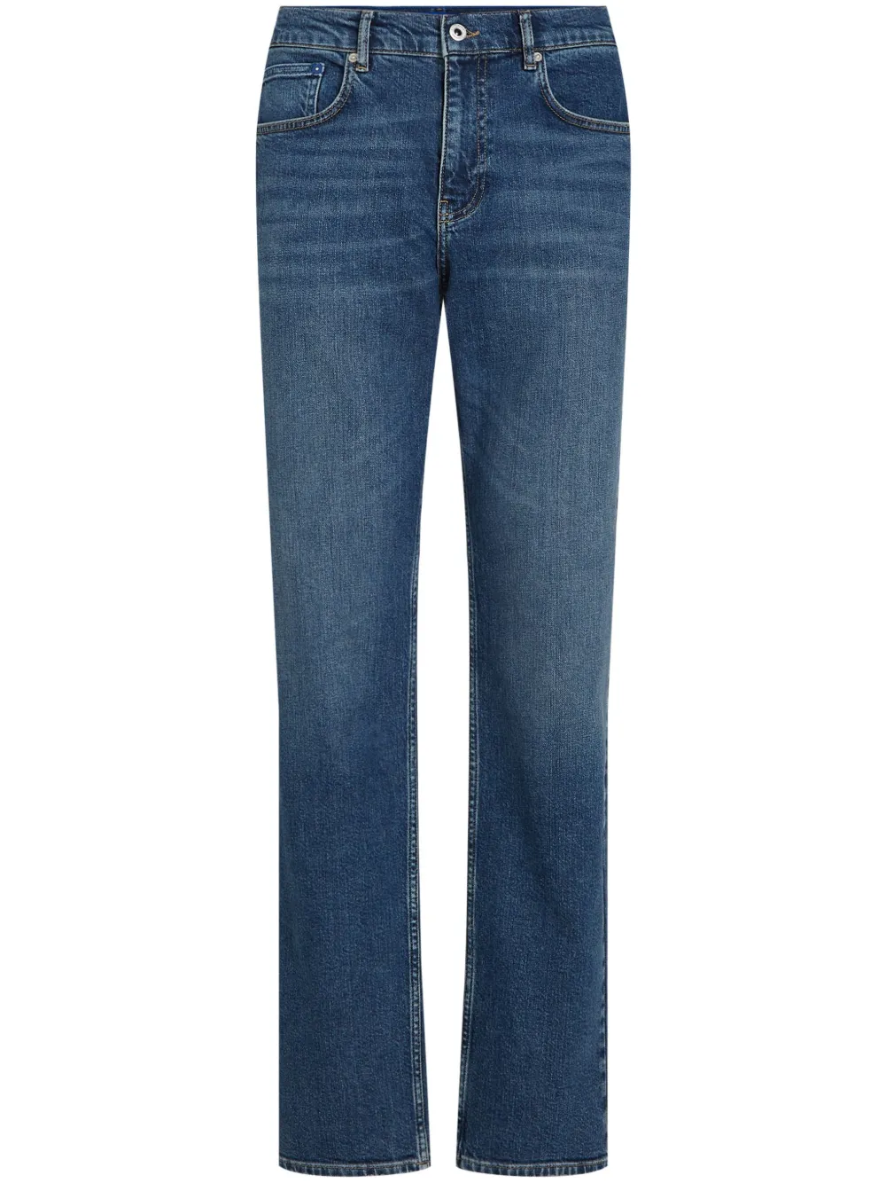 Джинсы из органического хлопка с нашивкой-логотипом Karl Lagerfeld Jeans, синий 
Джинсы из органического хлопка с нашивкой-логотипом Karl Lagerfeld Jeans, синий