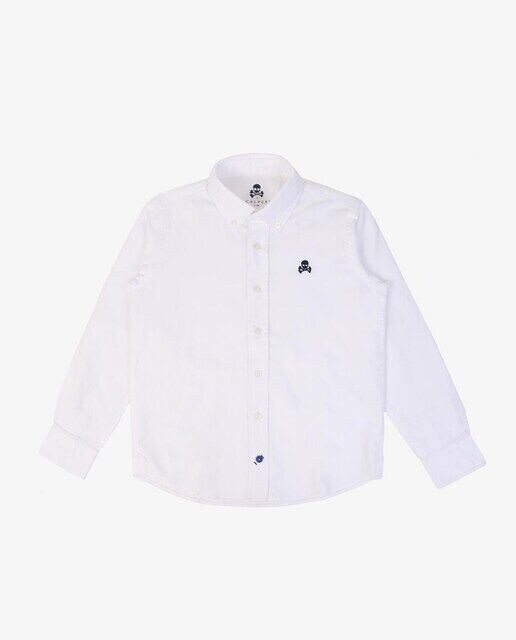 Однотонная рубашка для мальчика с длинными рукавами Scalpers, белый
Однотонная рубашка для мальчика с длинными рукавами Scalpers, белый