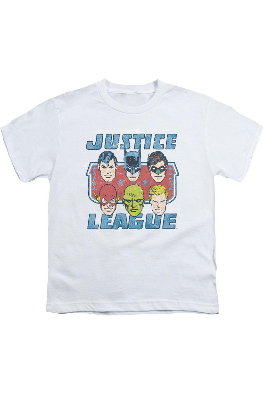 Футболка DC Comics Faces Of Justice с коротким рукавом для детей Gildan, белый
Футболка DC Comics Faces Of Justice с коротким рукавом для детей Gildan, белый