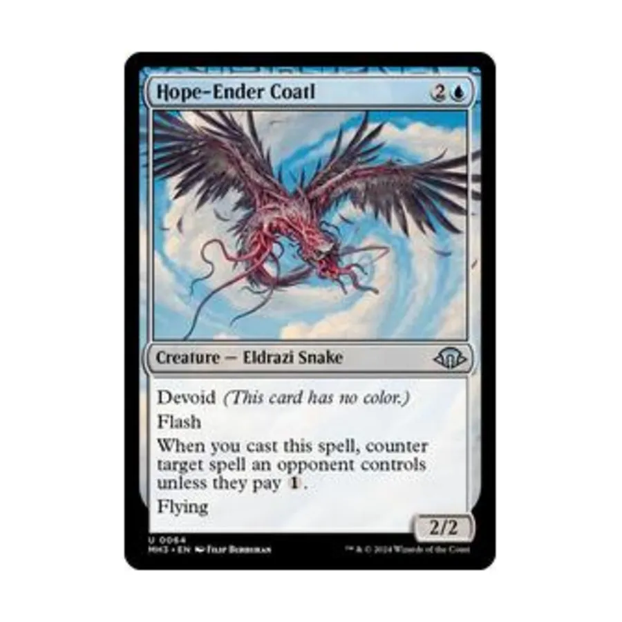 CCG Коатль-разрушитель надежды (Ю), MTG - Modern Horizons 3
CCG Коатль-разрушитель надежды (Ю), MTG - Modern Horizons 3