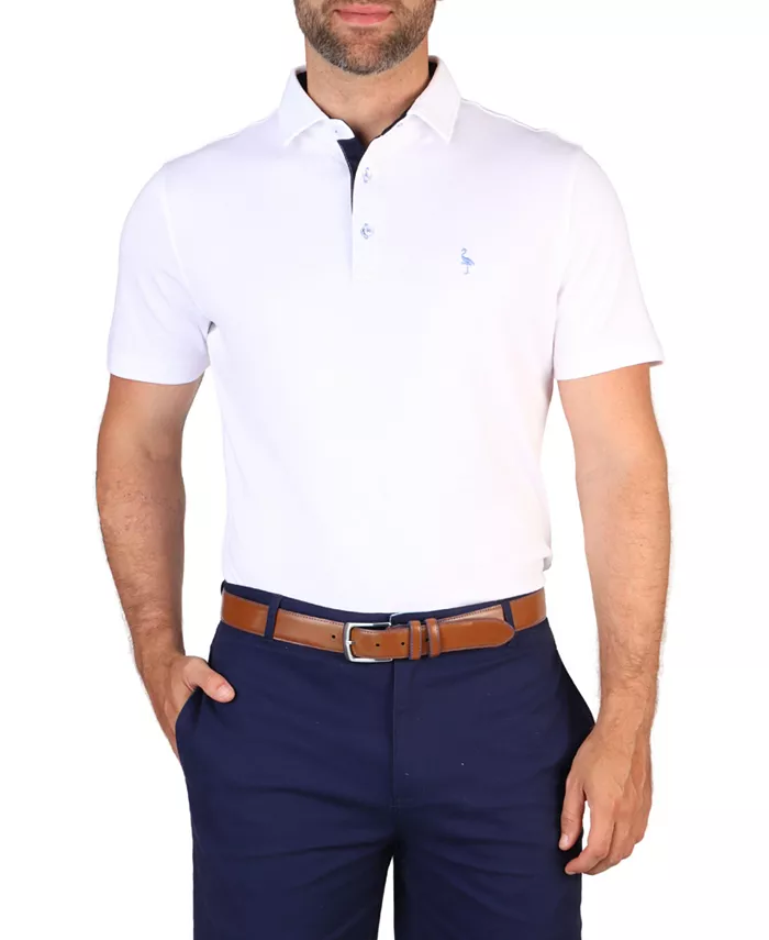 Мужская однотонная поло из модала с контрастной отделкой Tailorbyrd, белый
Мужская однотонная поло из модала с контрастной отделкой Tailorbyrd, белый