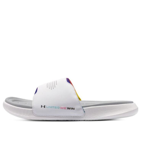 Тапочки ansa elevate slide 'pride' Under Armour, белый
Тапочки ansa elevate slide 'pride' Under Armour, белый