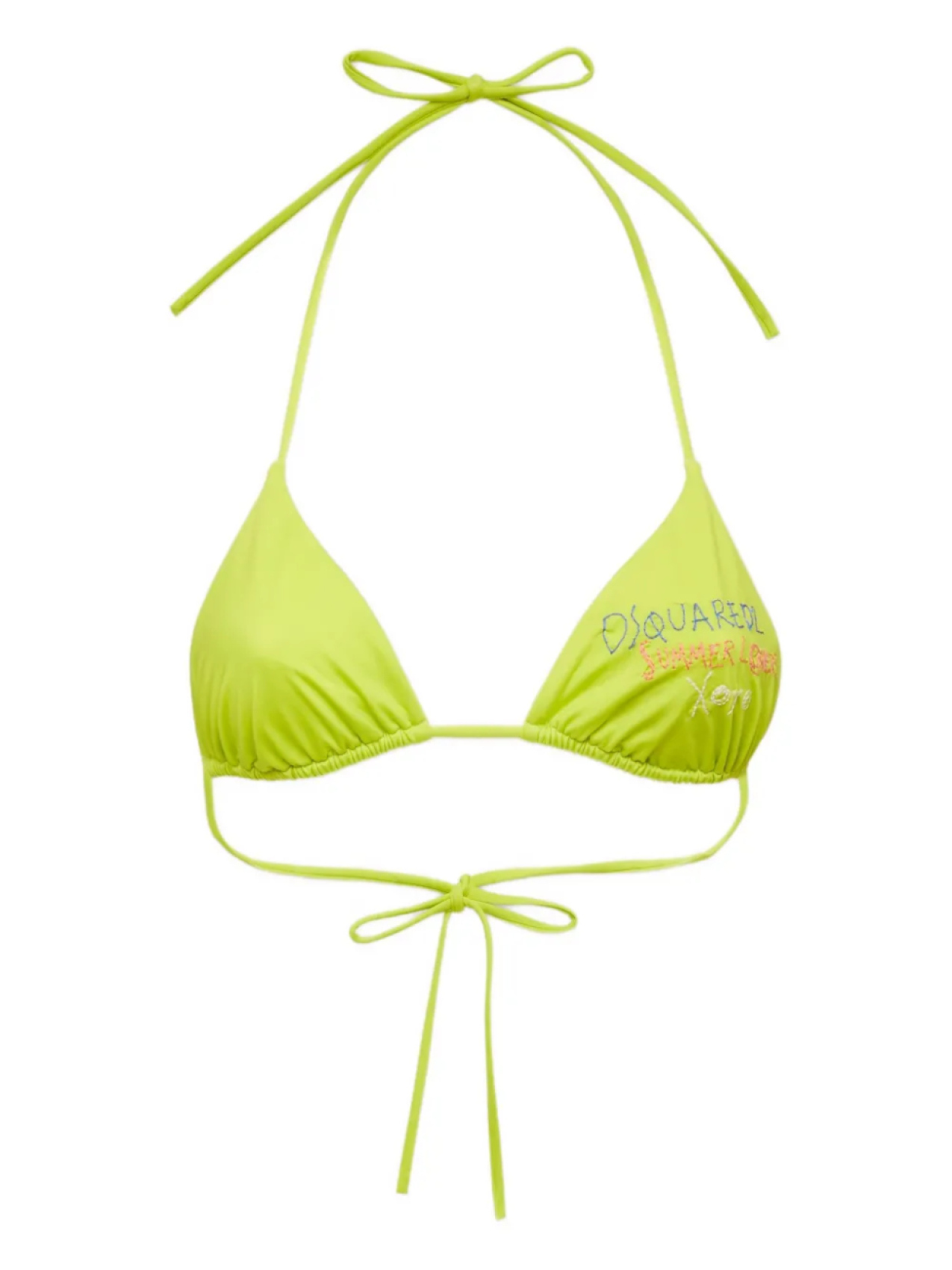Вышитый верх бикини DSQUARED2, желтый
Вышитый верх бикини DSQUARED2, желтый