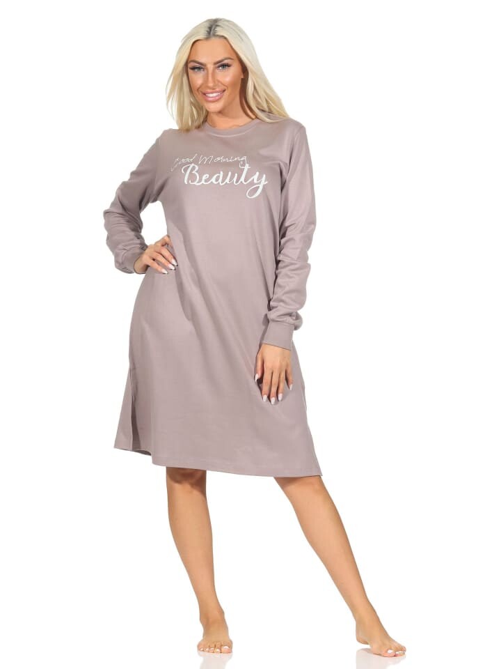 Ночная рубашка NORMANN Langarm Kuschel Interlock Frontprint, серый
Ночная рубашка NORMANN Langarm Kuschel Interlock Frontprint, серый