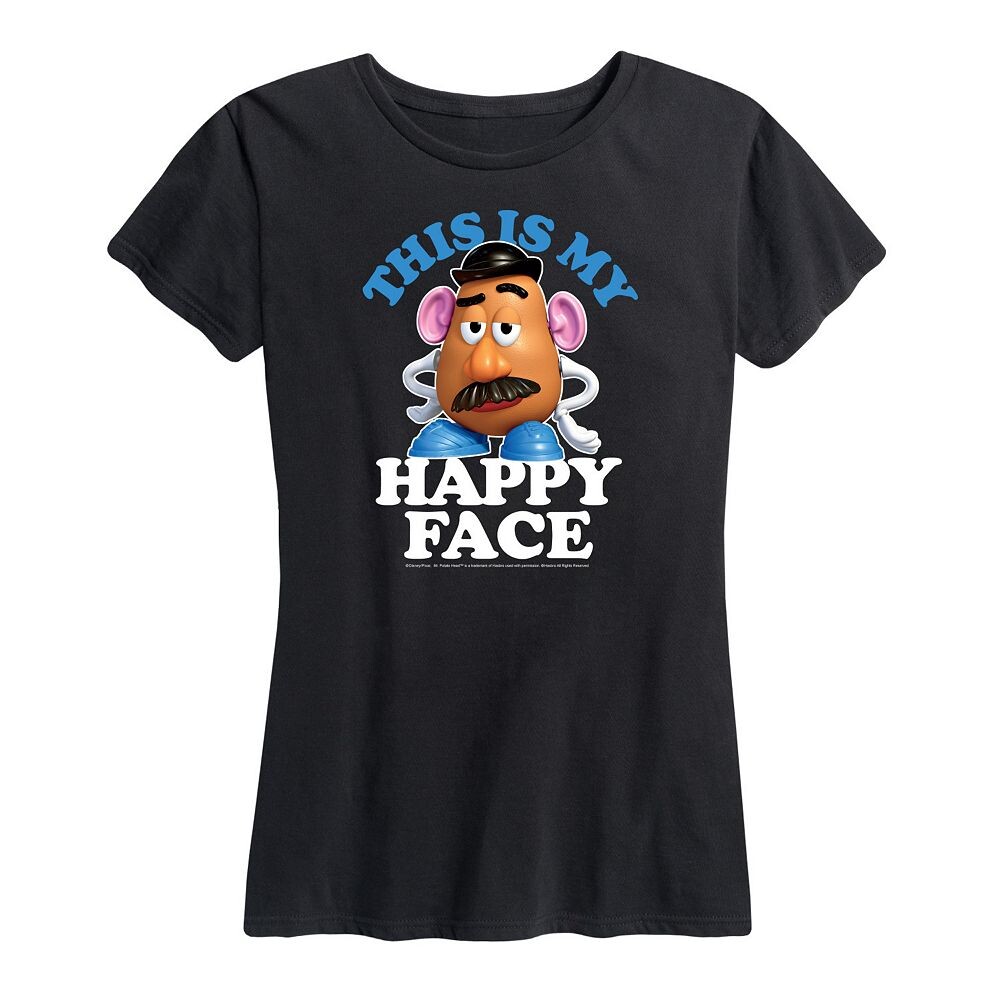 Женская футболка с рисунком Happy Face Disney/Pixar's Toy Story Mr. Potato Head, черный
Женская футболка с рисунком Happy Face Disney/Pixar's Toy Story Mr. Potato Head, черный