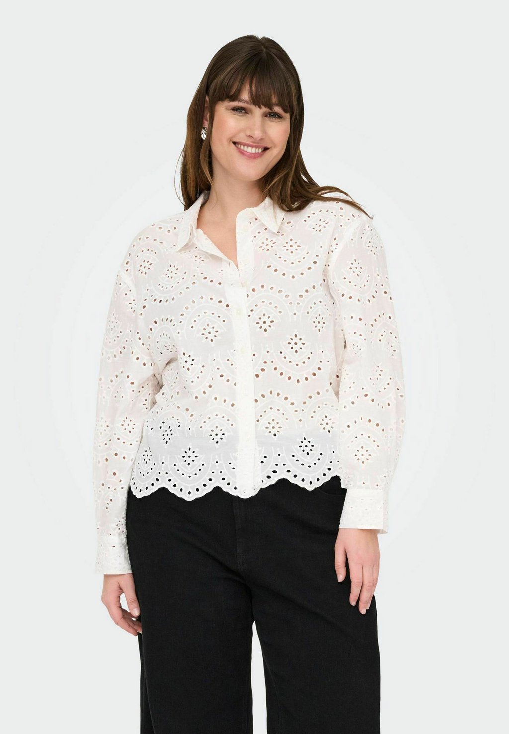 Блузка на пуговицах ONLY Carmakoma, кремовый
Блузка на пуговицах ONLY Carmakoma, кремовый