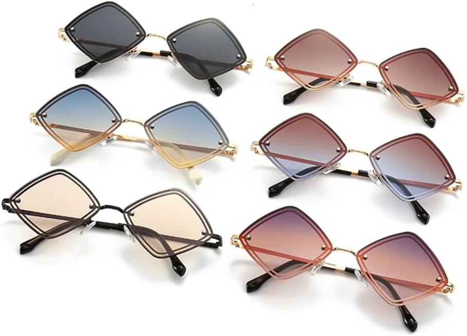 Женские солнцезащитные очки с геометрическим ромбом, винтажные линзы, градиентные солнцезащитные очки с защитой от УФ-излучения UV400 LANGSER, Black Champagne
Женские солнцезащитные очки с геометрическим ромбом, винтажные линзы, градиентные солнцезащитные очки с защитой от УФ-излучения UV400 LANGSER, Black Champagne