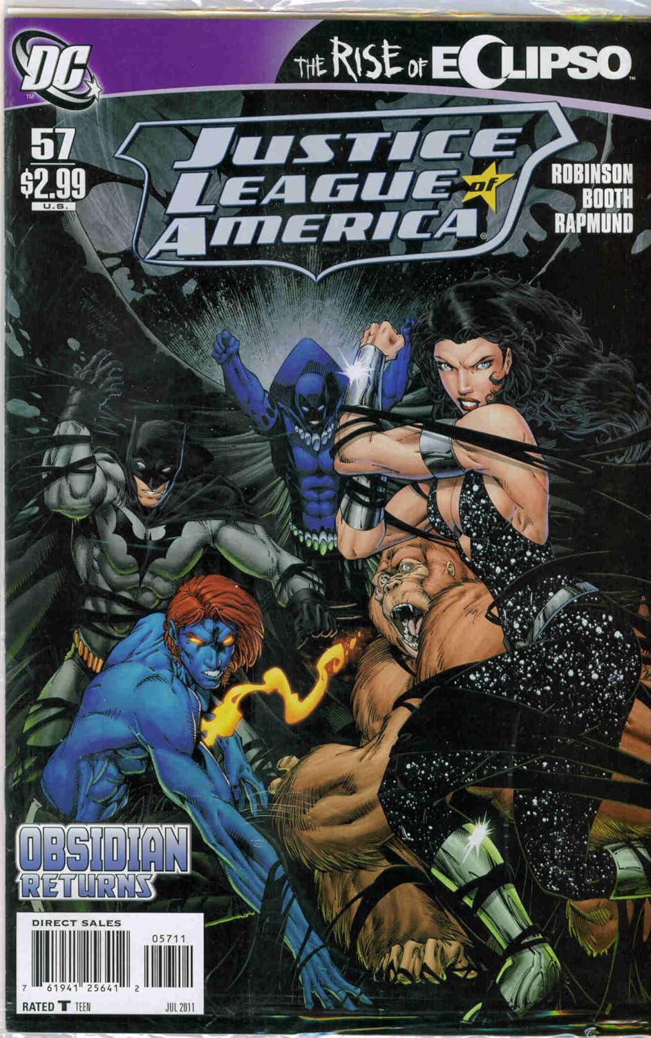 JUSTICE LEAGUE of AMERICA # 57 (Jul 2011) The Rise of Eclipso (DC Comics)
JUSTICE LEAGUE of AMERICA # 57 (Jul 2011) The Rise of Eclipso (DC Comics)