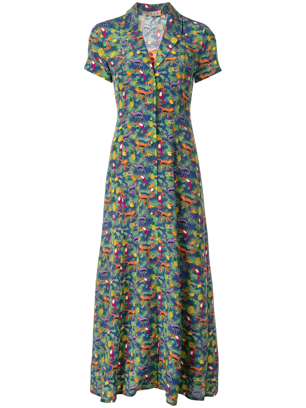 Платье-рубашка с принтом Lhd, синий
Платье-рубашка с принтом Lhd, синий