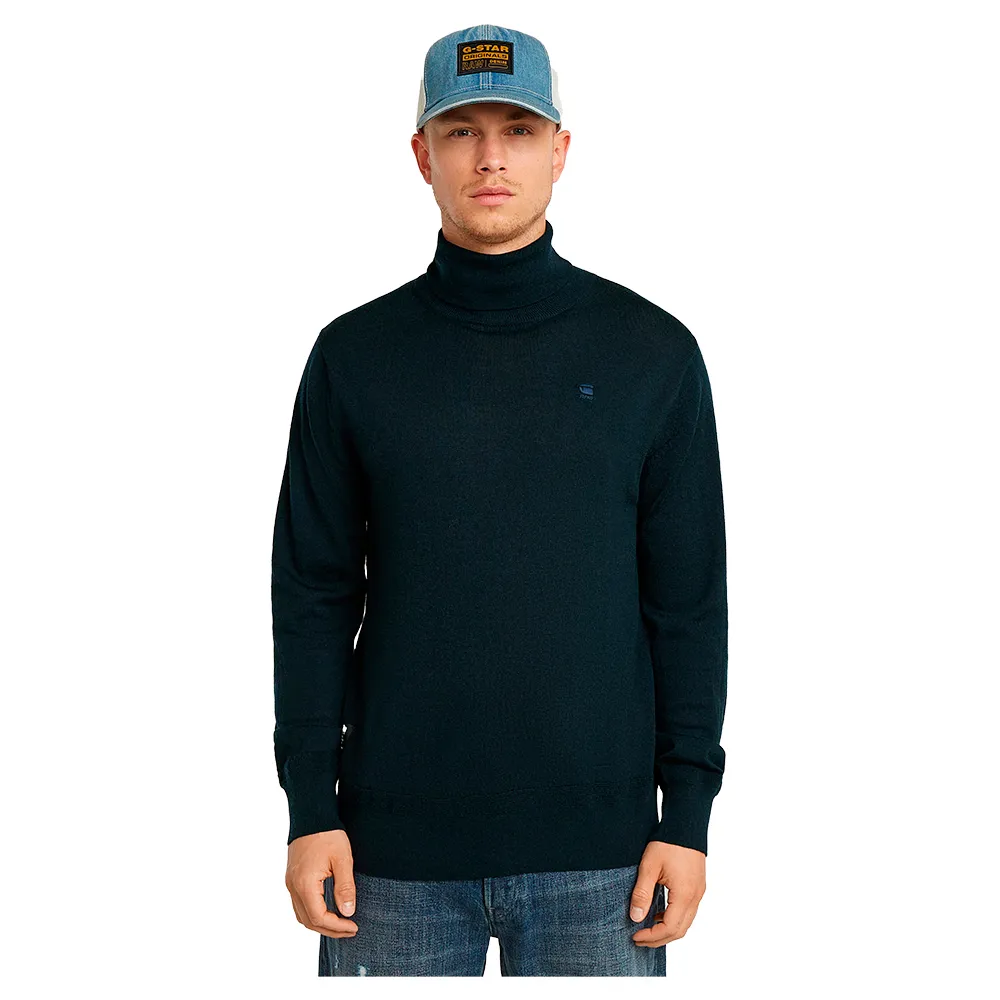 Свитер G-Star Premium Core high neck, синий
Свитер G-Star Premium Core high neck, синий