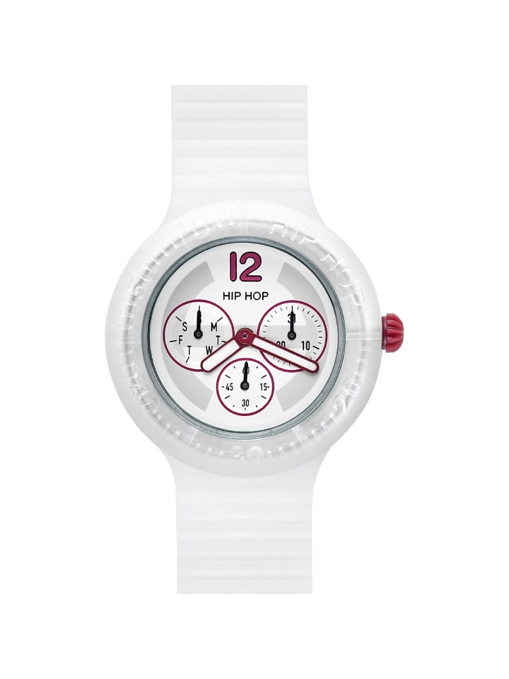 Hip Hop Многофункциональные часы, белые
Hip Hop Многофункциональные часы, белые