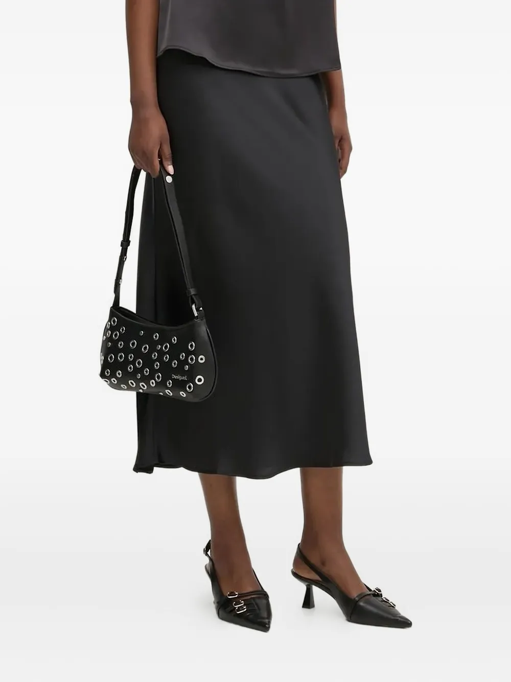 Юбка из атласа с косым кроем HUGO, черный
Юбка из атласа с косым кроем HUGO, черный