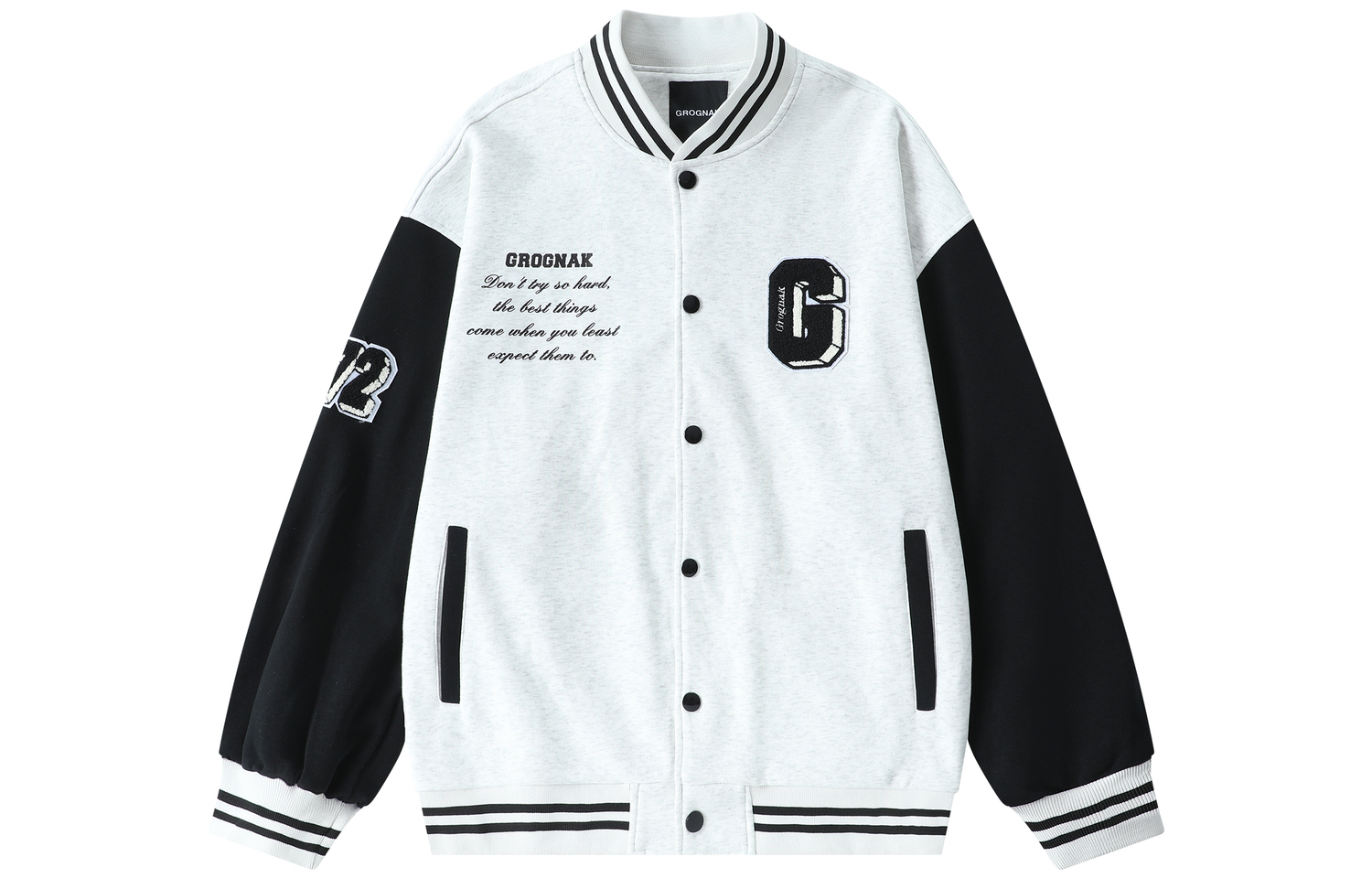 GROGNAK Бейсбольная майка унисекс, White Heather Gray
GROGNAK Бейсбольная майка унисекс, White Heather Gray