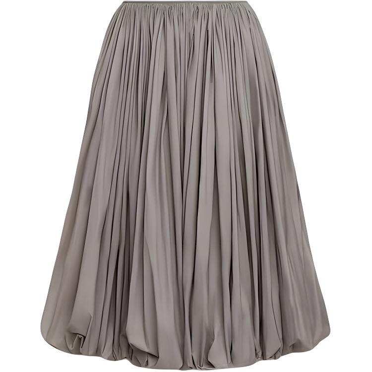 Юбка Alaïa с баской и сборками Alaia, серый
Юбка Alaïa с баской и сборками Alaia, серый