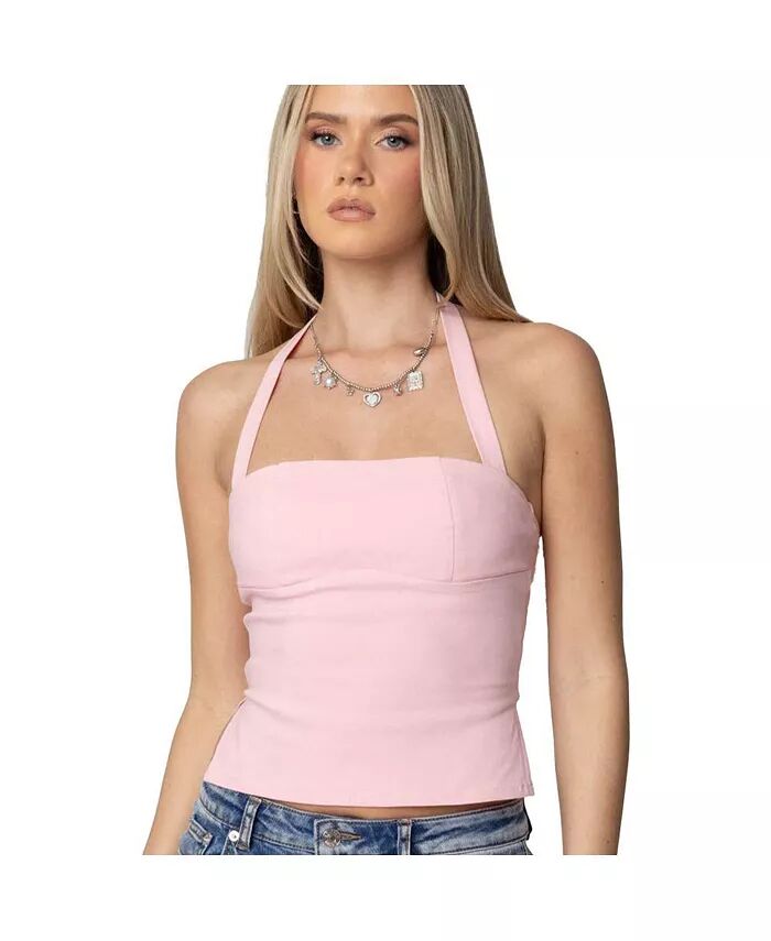 Топ с бретельками через шею Dara Edikted, розовый
Топ с бретельками через шею Dara Edikted, розовый