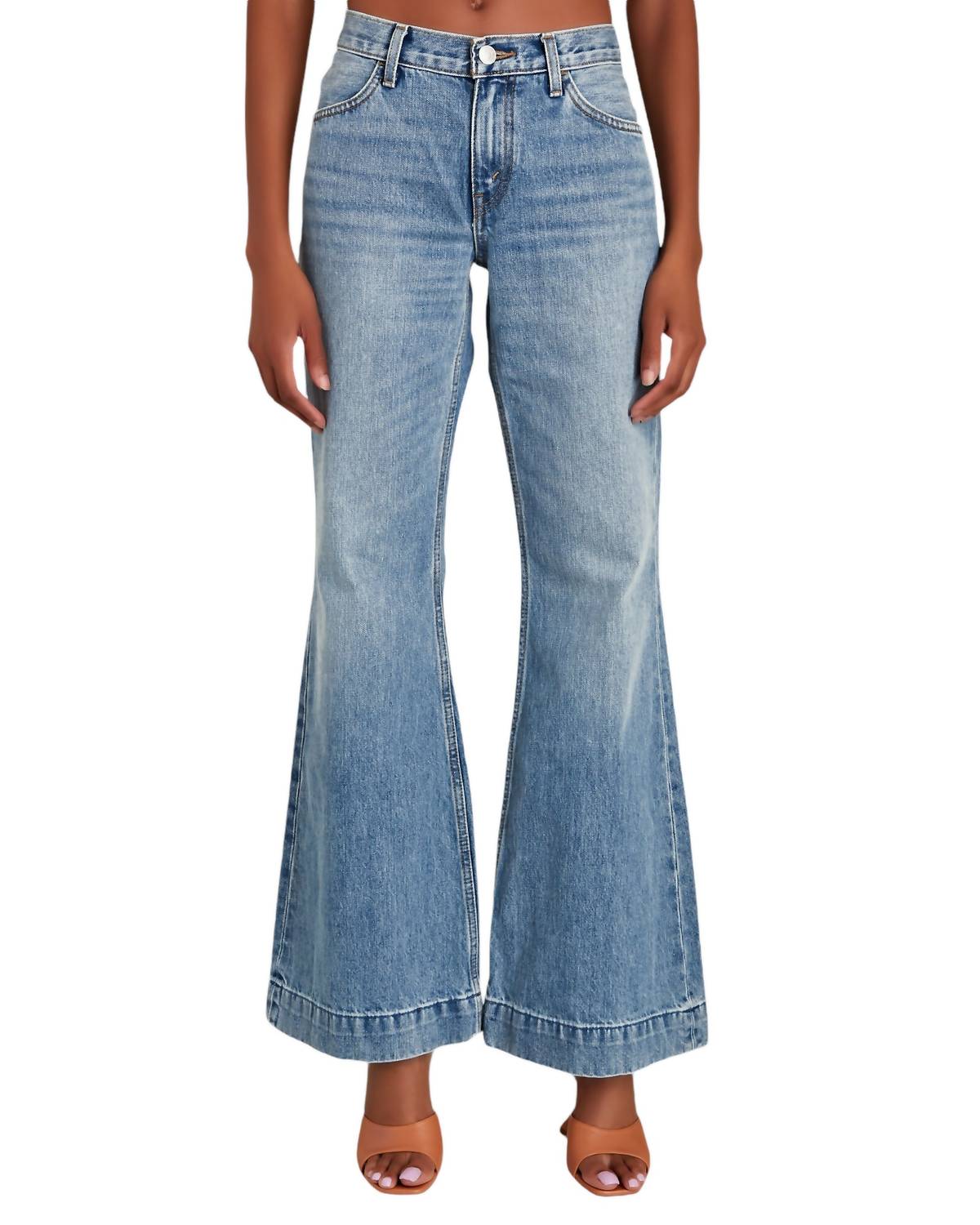 70S Джинсы с низкой посадкой и расклешенными штанинами Lake Bell REDONE, Lake Bell
70S Джинсы с низкой посадкой и расклешенными штанинами Lake Bell REDONE, Lake Bell