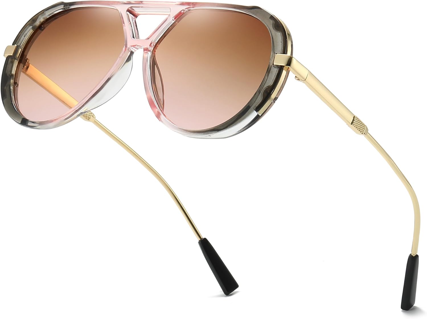 Солнцезащитные очки-авиаторы IGnaef Retro Round для женщин и мужчин - большие, не спутываются, защита от УФ-излучения UV400 IF6152, C04 Grey Pink Frame / Brown Pink Lenses
Солнцезащитные очки-авиаторы IGnaef Retro Round для женщин и мужчин - большие, не спутываются, защита от УФ-излучения UV400 IF6152, C04 Grey Pink Frame / Brown Pink Lenses