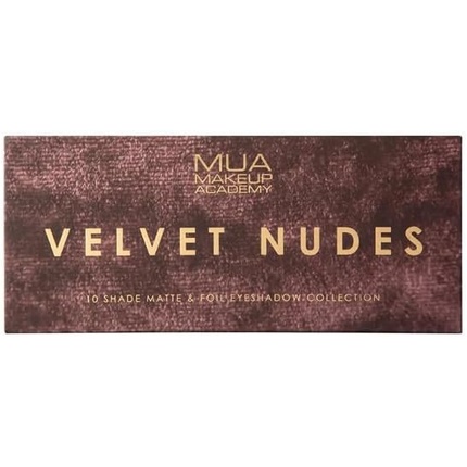 Палитра теней для век из 10 оттенков Velvet Nudes MUA
Палитра теней для век из 10 оттенков Velvet Nudes MUA