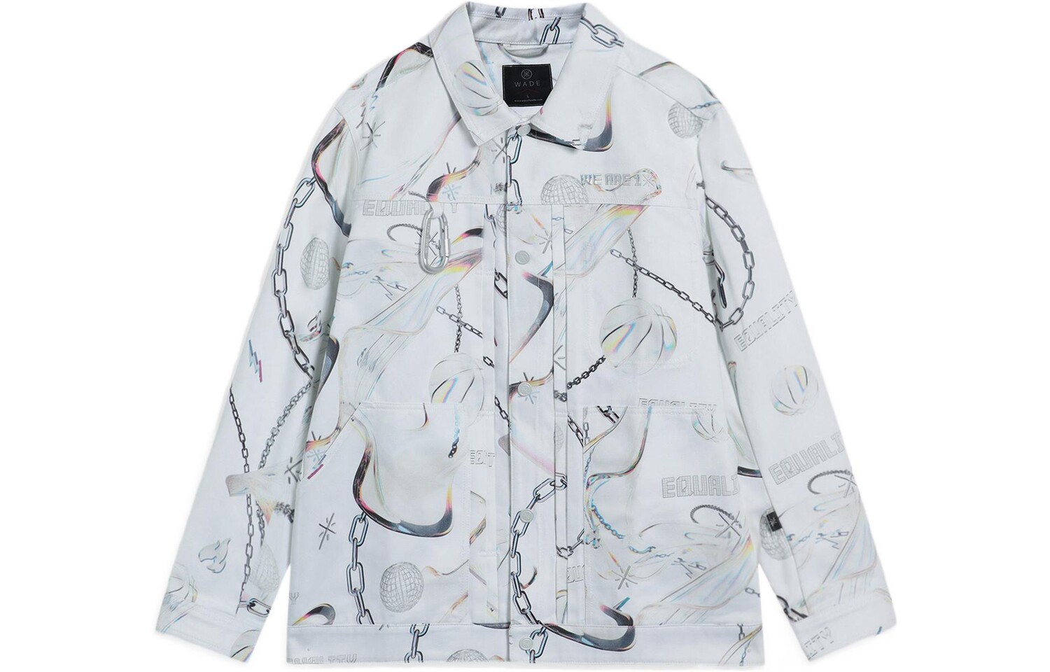 Мужская рубашка Wade Collection White And Grey Full Of Prints Lining, серый
Мужская рубашка Wade Collection White And Grey Full Of Prints Lining, серый