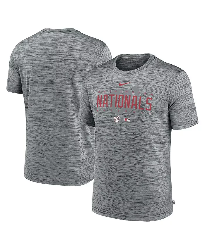 Мужская футболка для тренировок Washington Nationals Authentic Collection Velocity Performance, цвет хизер-серый Nike
Мужская футболка для тренировок Washington Nationals Authentic Collection Velocity Performance, цвет хизер-серый Nike