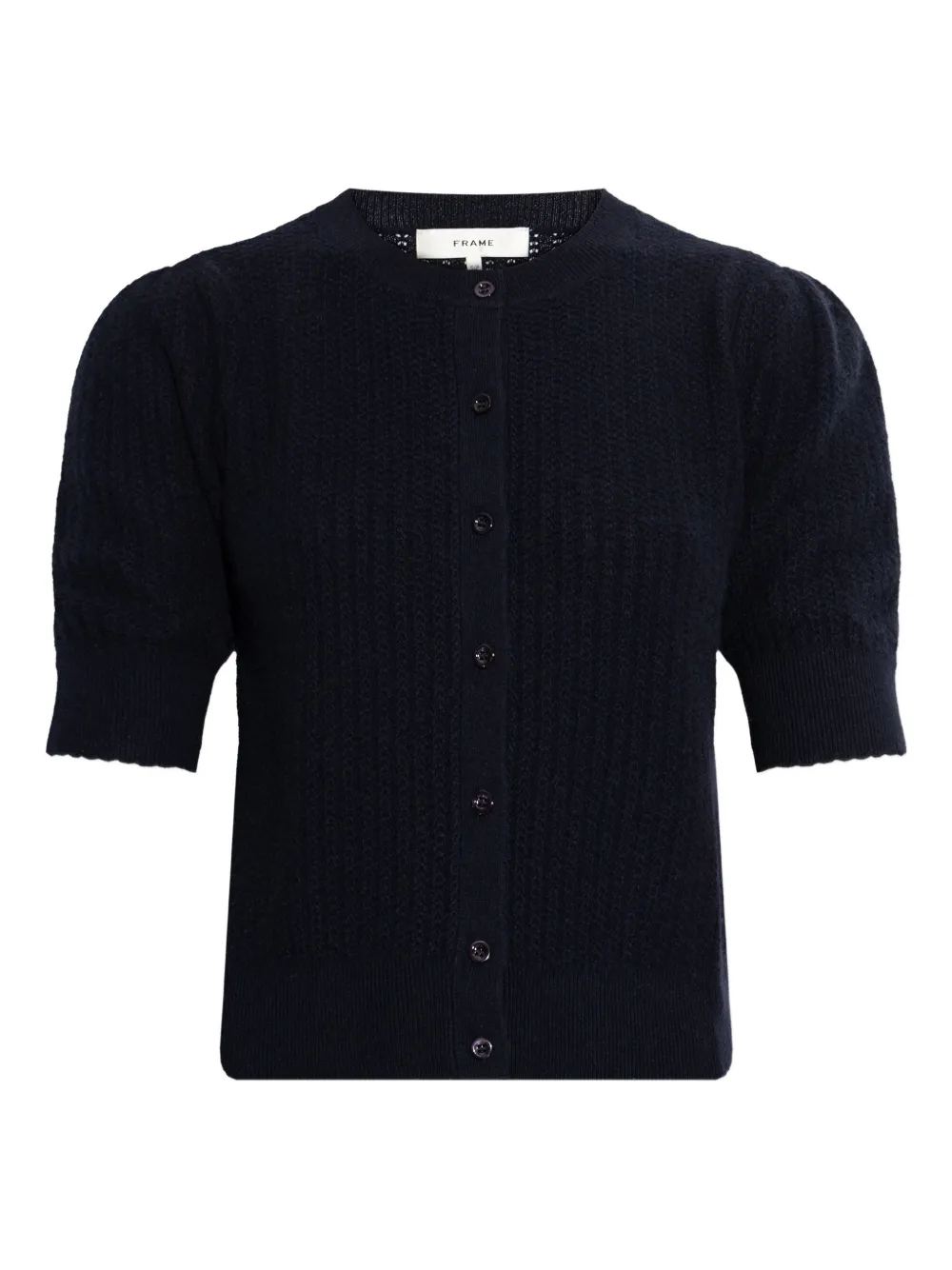 Кардиган на пуговицах с рукавами буф Frame, синий
Кардиган на пуговицах с рукавами буф Frame, синий