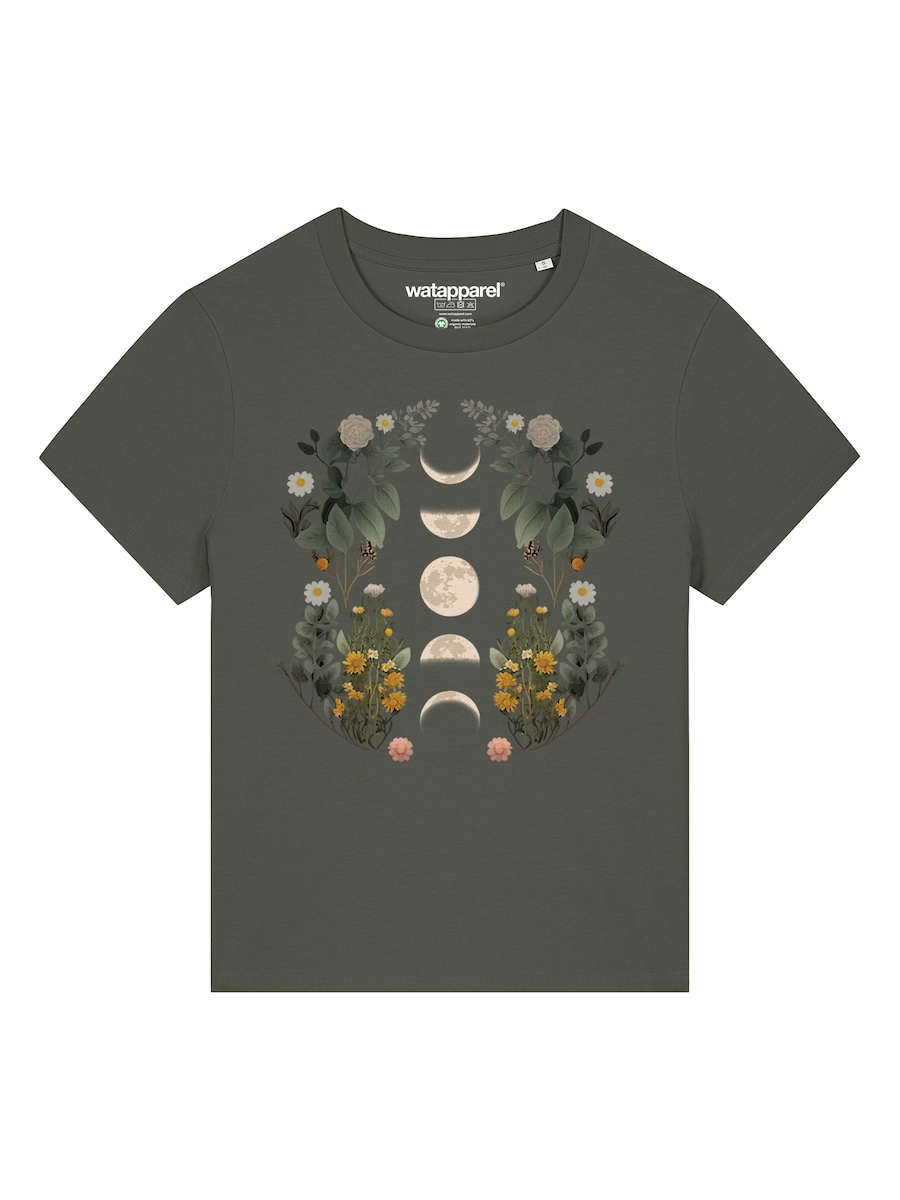 Рубашка Watapparel Moonphases & Flower, зеленый/оливковый
Рубашка Watapparel Moonphases & Flower, зеленый/оливковый