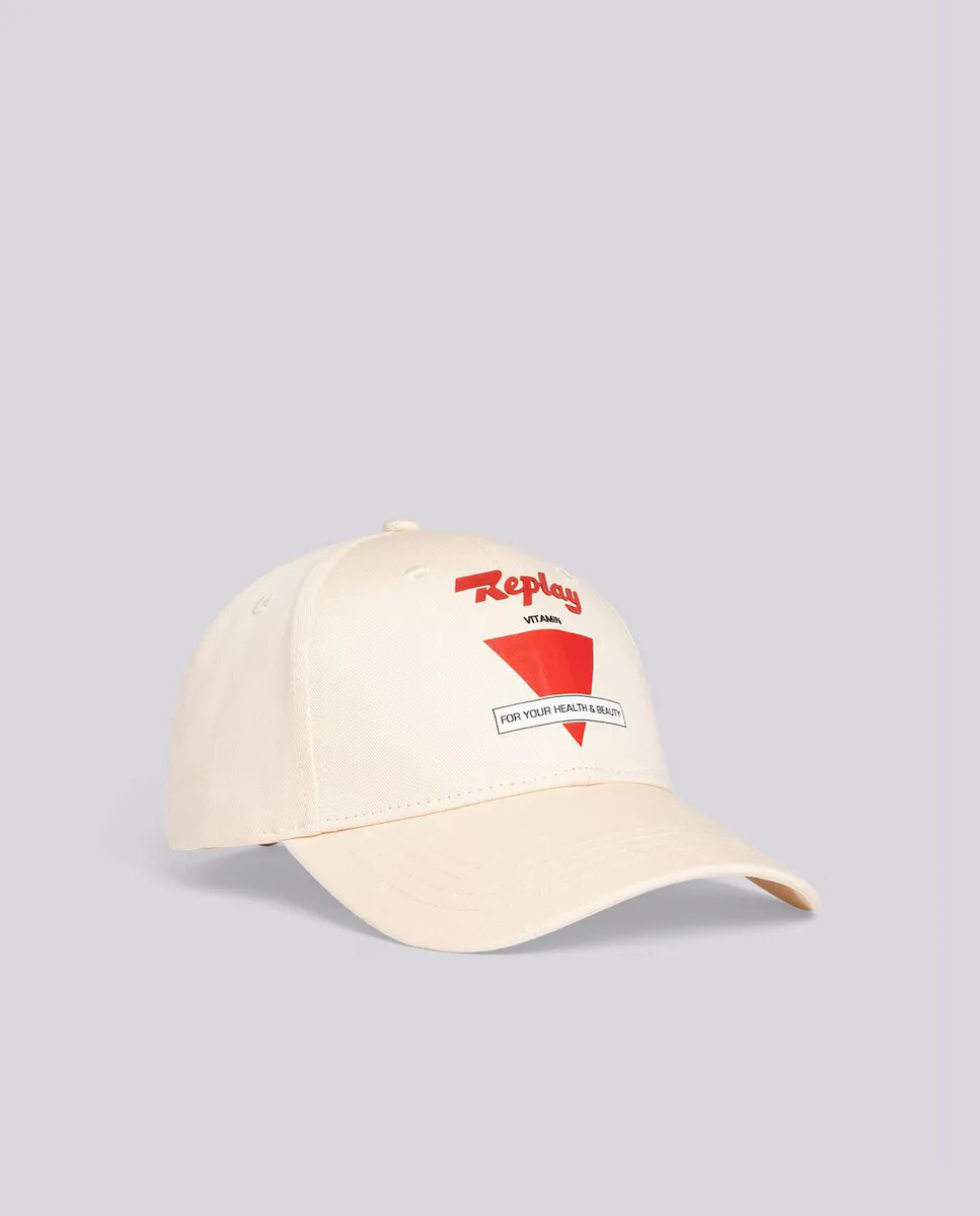 Кепка унисекс с напечатанным логотипом и регулируемой пряжкой Replay, цвет Crudo
Кепка унисекс с напечатанным логотипом и регулируемой пряжкой Replay, цвет Crudo