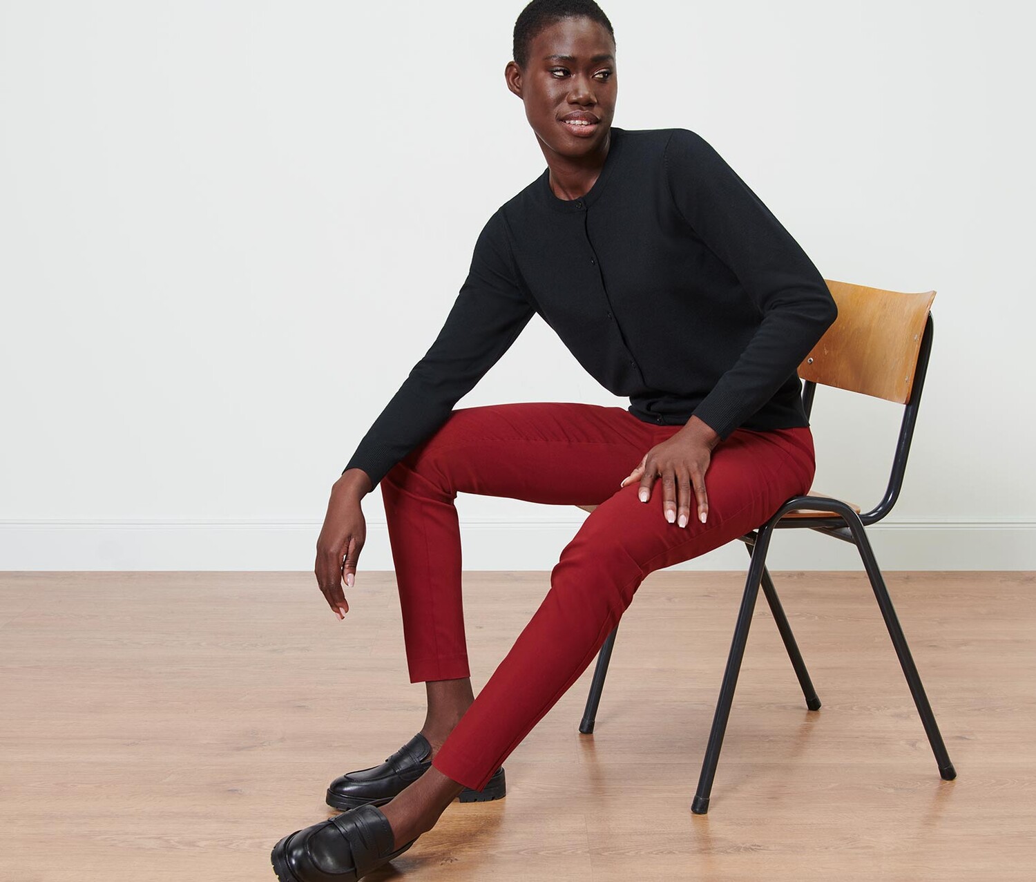 Брюки стрейч Tchibo, темно-красный
Брюки стрейч Tchibo, темно-красный