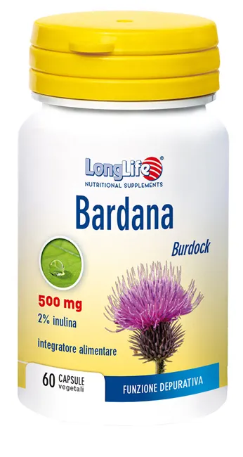 LongLife Лопух 500 мг Добавка 60 растительных капсул Long Life 
LongLife Лопух 500 мг Добавка 60 растительных капсул Long Life