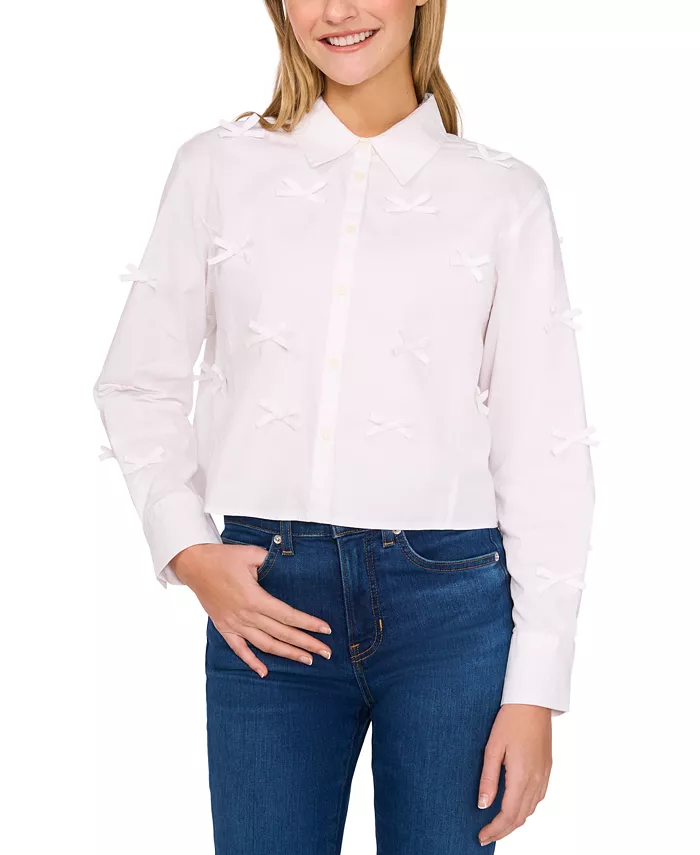 Женская блуза с застежкой на пуговицах и бантом Princess CeCe, белый
Женская блуза с застежкой на пуговицах и бантом Princess CeCe, белый