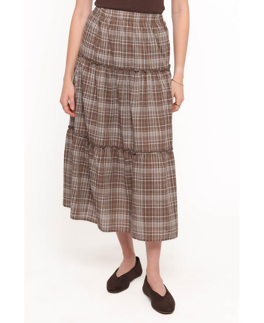 Женская многоярусная макси-юбка Campbell Petal and Pup, Juno check
Женская многоярусная макси-юбка Campbell Petal and Pup, Juno check