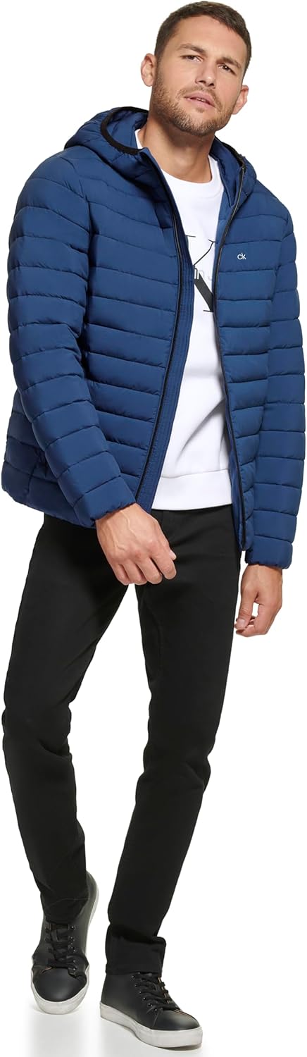 Мужская ультралегкая водонепроницаемая куртка-пуховик с капюшоном Calvin Klein, Denim Blue
Мужская ультралегкая водонепроницаемая куртка-пуховик с капюшоном Calvin Klein, Denim Blue
