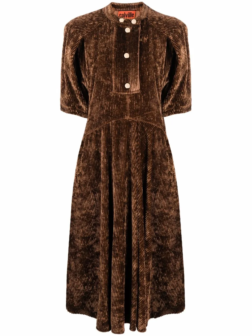 Вельветовое платье миди colville, коричневый
Вельветовое платье миди colville, коричневый
