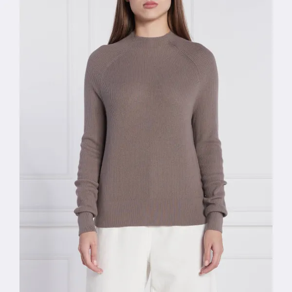 Облегающий свитер с добавлением шерсти Calvin Klein, бежевый
Облегающий свитер с добавлением шерсти Calvin Klein, бежевый