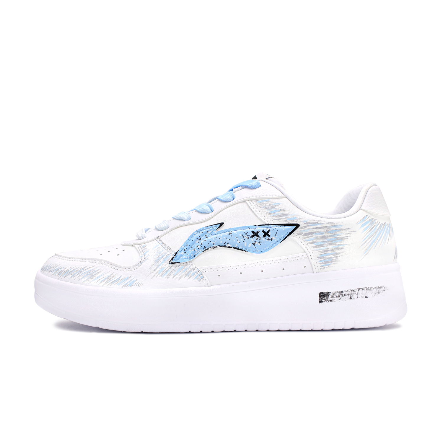 LINING ЛиНинг Понтун Боутс противоскользящие и износостойкие дышащие низкие скейтерские кроссовки мужские бело-синие, цвет White Blue
LINING ЛиНинг Понтун Боутс противоскользящие и износостойкие дышащие низкие скейтерские кроссовки мужские бело-синие, цвет White Blue