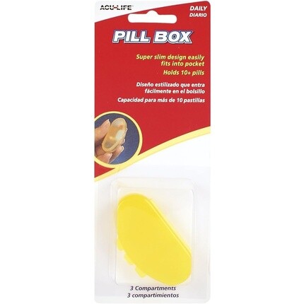 Acu-Life Ежедневный органайзер для таблеток в форме почек Футляр для витаминов и аптечка Тонкий дизайн Карманная аптека с 3 отделениями
Acu-Life Ежедневный органайзер для таблеток в форме почек Футляр для витаминов и аптечка Тонкий дизайн Карманная аптека с 3 отделениями