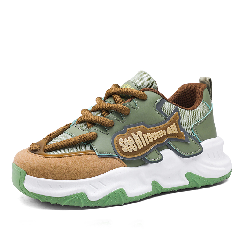 SHOUBA Низкие массивные кроссовки мужские зеленые, цвет Green
SHOUBA Низкие массивные кроссовки мужские зеленые, цвет Green