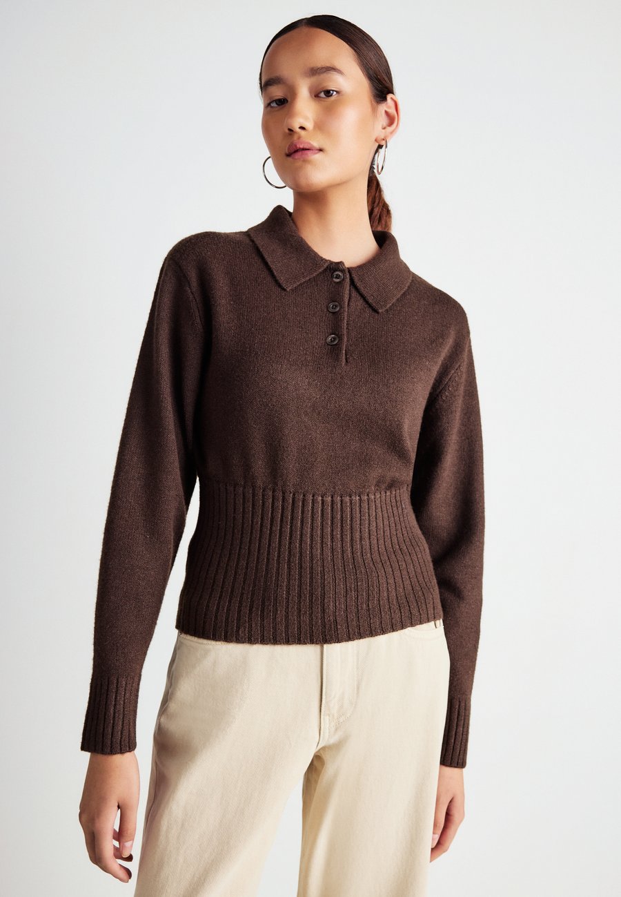 Джемпер Gina Tricot SWEATER, Chocolate Brown/Dark Brown
Джемпер Gina Tricot SWEATER, Chocolate Brown/Dark Brown