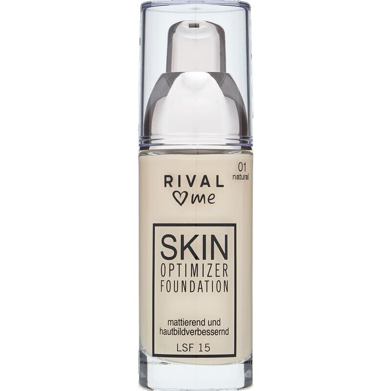Skin Optimizer Foundation 01 натуральный RIVAL loves me, 30 ml
Skin Optimizer Foundation 01 натуральный RIVAL loves me, 30 ml