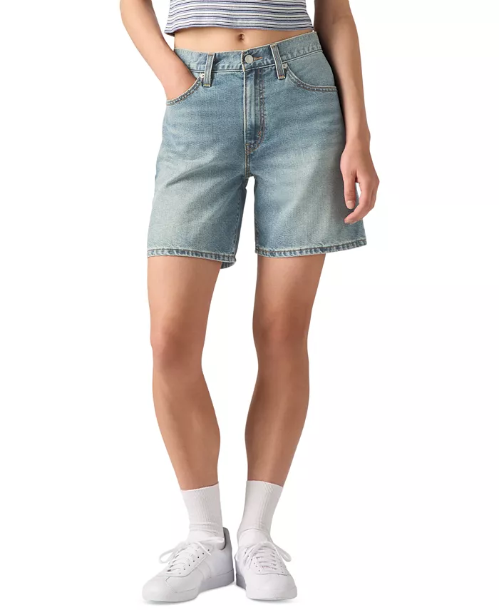 Женские укороченные джинсовые шорты '94 Mid-Rise Baggy Levi's, синий
Женские укороченные джинсовые шорты '94 Mid-Rise Baggy Levi's, синий